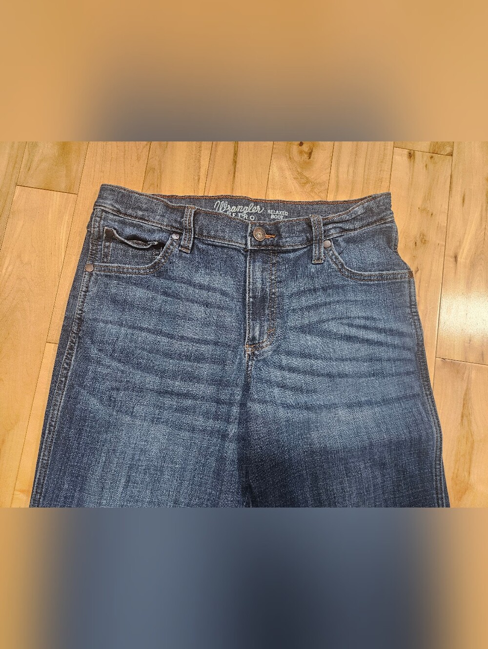 Wrangler Retro Relaxed Boot Boys 16 Husky - Picture 2 of 9